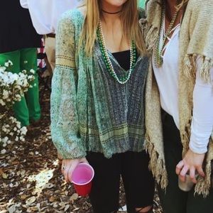 Free people sheer blouse